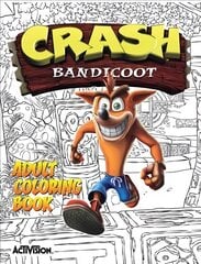 Crash bandicoot adult coloring book kaina ir informacija | Knygos apie sveiką gyvenseną ir mitybą | pigu.lt