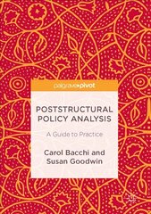 Poststructural Policy Analysis: A Guide to Practice 2016 1st ed. 2016 kaina ir informacija | Socialinių mokslų knygos | pigu.lt