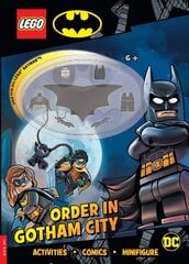 LEGO (R) Batman (TM): Order in Gotham City (with LEGO (R) Batman (TM) minifigure) цена и информация | Книги для малышей | pigu.lt