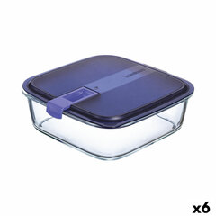Luminarc Easy Box hermetiška maisto dėžutė, 2,5 L, 6 vnt kaina ir informacija | Maisto saugojimo  indai | pigu.lt