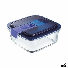 Luminarc Easy Box hermetiška maisto dėžutė, 1,22 L, 6 vnt kaina ir informacija | Maisto saugojimo  indai | pigu.lt