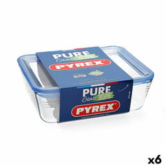 Pyrex Pure Glass maisto dėžutė, 800 ml, 6 vnt kaina ir informacija | Maisto saugojimo  indai | pigu.lt