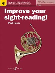 Improve your sight-reading! Horn Grades 1-5 цена и информация | Книги об искусстве | pigu.lt