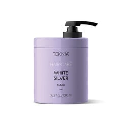 Lakmé Teknia White Silver Mask нейтрализующая маска для платиновых светлых и седых волос 1000 мл цена и информация | Средства для укрепления волос | pigu.lt