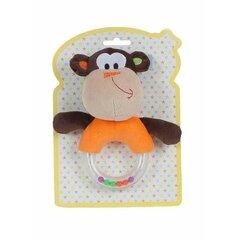 Barškutis Beždžionė, 16 cm kaina ir informacija | Žaislai kūdikiams | pigu.lt