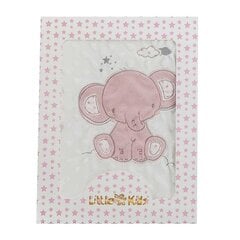 Детское одеяло Слон Розовый Двухстороннее вышивка (100 x 75 cm) цена и информация | Покрывала, пледы | pigu.lt