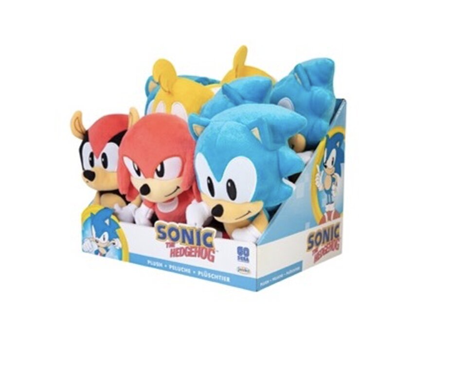 Pliušinis herojus Sonic The Hedgehog, 22 cm, W8 kaina ir informacija | Minkšti (pliušiniai) žaislai | pigu.lt