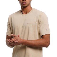 Crewneck t-shirt champion legacy for men's beige 218539ms073 218539MS073 цена и информация | Мужские футболки | pigu.lt