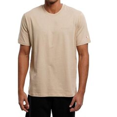 Crewneck t-shirt champion legacy for men's beige 218539ms073 218539MS073 цена и информация | Мужские футболки | pigu.lt