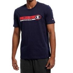 Crewneck t-shirt champion legacy for men's navy 218561bs503 218561BS503 цена и информация | Футболка мужская | pigu.lt