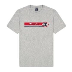 Crewneck t-shirt champion legacy for men's grey 218561em006 218561EM006 цена и информация | Мужские футболки | pigu.lt