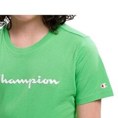 Crewneck t-shirt champion legacy for children's green 306285gs024 306285GS024 цена и информация | Рубашки для мальчиков | pigu.lt