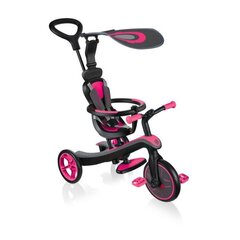 Triratukas Globber Trike Explorer 4in1, rožinis kaina ir informacija | Dviračiai | pigu.lt