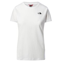 W s/s sd tee the north face for women's white nf0a4t1afn4 NF0A4T1AFN4 цена и информация | Спортивная одежда для женщин | pigu.lt