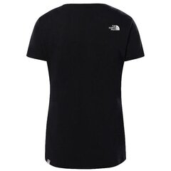 W s/s sd tee the north face for women's black nf0a4t1ajk3 NF0A4T1AJK3 цена и информация | Спортивная одежда для женщин | pigu.lt