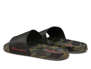 Slide leo champion legacy for men's green s22064gs521 S22064GS521 цена и информация | Мужские шлепанцы, босоножки | pigu.lt