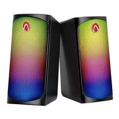 2.0 computer speakers for gamers Blitzwolf AA-GCR3, Bluetooth 5.0, RGB, AUX цена и информация | Аудиоколонки | pigu.lt