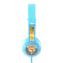 BuddyPhones kids headphones wired Travel (Blue) цена и информация | Наушники | pigu.lt