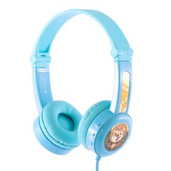 BuddyPhones kids headphones wired Travel (Blue) цена и информация | Наушники | pigu.lt