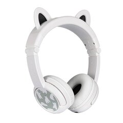 BuddyPhones kids headphones wireless Play Ears Plus panda (White) цена и информация | Наушники | pigu.lt