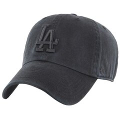 Kepurė su snapeliu 47 Brand MLB Los Angeles Dodgers Cap B-RGW12GWSNL-BKQ kaina ir informacija | Kepurės moterims | pigu.lt