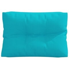 Pagalvėlės sofai iš palečių vidaXL, 2 vnt., mėlynos kaina ir informacija | Pagalvės, užvalkalai, apsaugos | pigu.lt