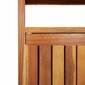 vidaXL Konsolinis sodo staliukas, 110x35x75cm, akacijos masyvas kaina ir informacija | Lauko stalai, staliukai | pigu.lt