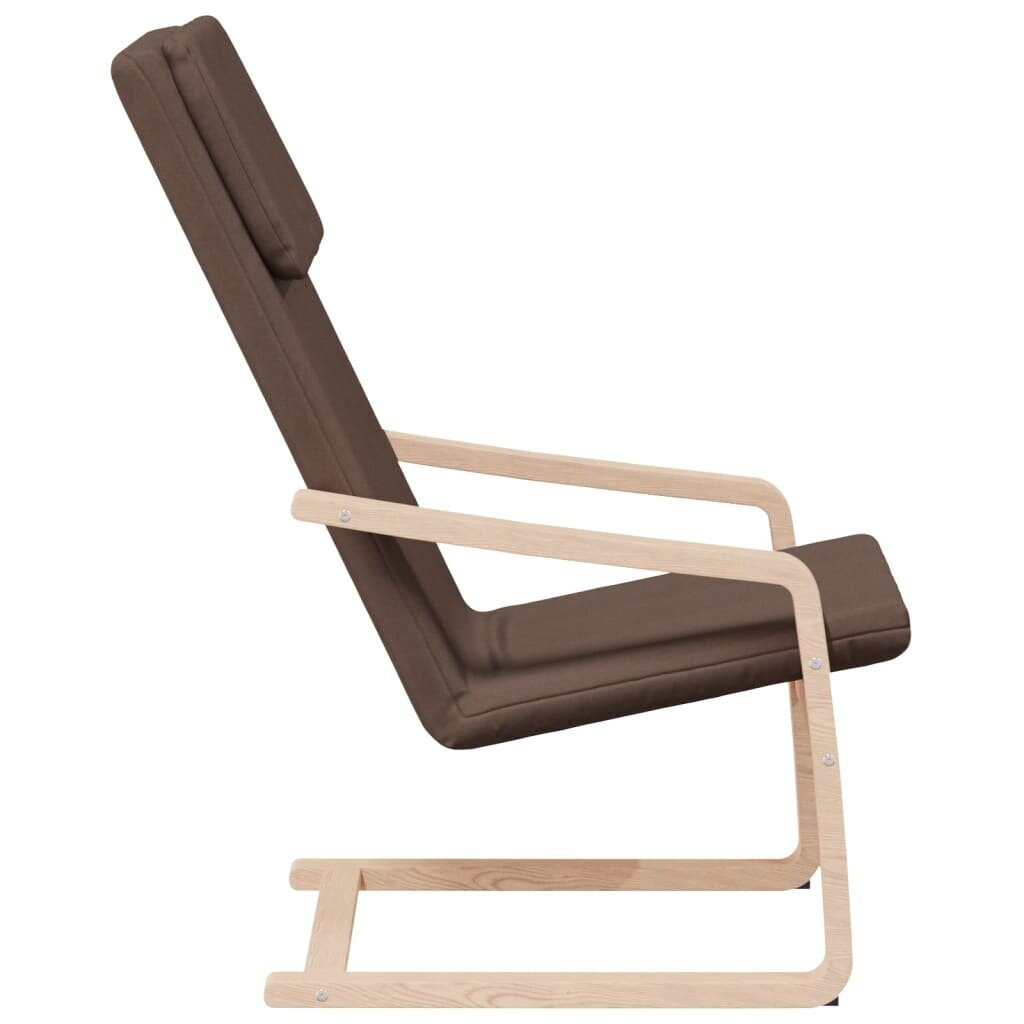 Poilsio kėdė vidaXL, ruda kaina ir informacija | Virtuvės ir valgomojo kėdės | pigu.lt