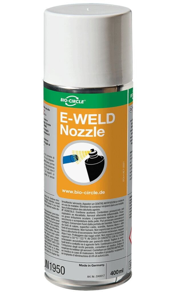 Bio-Circle suvirinimo apsaugos purškiklis E-Weld Nozzle , 400 ml kaina ir informacija | Valikliai | pigu.lt