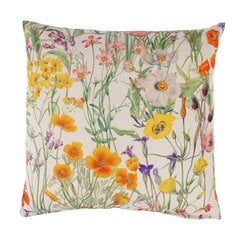 Pillow HOLLY 45x45cm, wild flowers цена и информация | Декоративные подушки и наволочки | pigu.lt