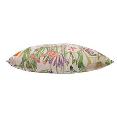 Pillow HOLLY 45x45cm, wild flowers цена и информация | Декоративные подушки и наволочки | pigu.lt