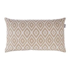 Cushion HOLLY OUTDOOR 40x68cm, beige rhombus цена и информация | Декоративные подушки и наволочки | pigu.lt