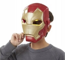 Маска-шлем Железного человека с открывающейся лицевой частью и светодиодной подсветкой цена и информация | Карнавальные костюмы | pigu.lt
