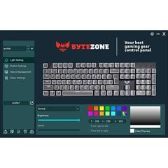 ByteZone Dozer RGB цена и информация | Клавиатуры | pigu.lt