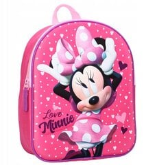 Vaikiška kuprinė Minnie Mouse, rožinė kaina ir informacija | Kuprinės ir krepšiai | pigu.lt