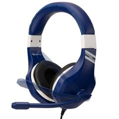 Subsonic Gaming Headset Football Blue kaina ir informacija | Ausinės | pigu.lt