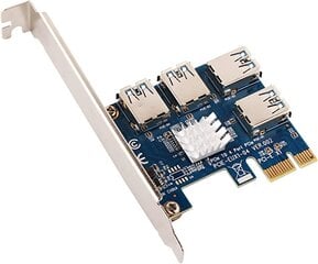 Ubit PCI-E Riser X0011N2TH5 цена и информация | Контроллеры | pigu.lt