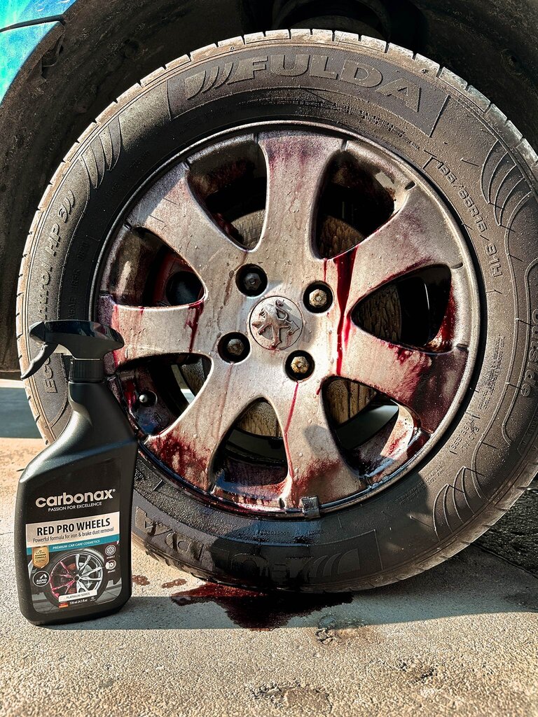 Purškiklis ratams ir stabdžių diskams Carbonax® Red Pro Wheels kaina ir informacija | Autochemija | pigu.lt