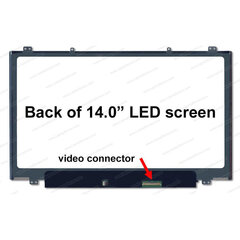 14,0" WXGA, 1600x900, 40 контактов, LED, матовый, экран для ноутбука цена и информация | Аксессуары для компонентов | pigu.lt