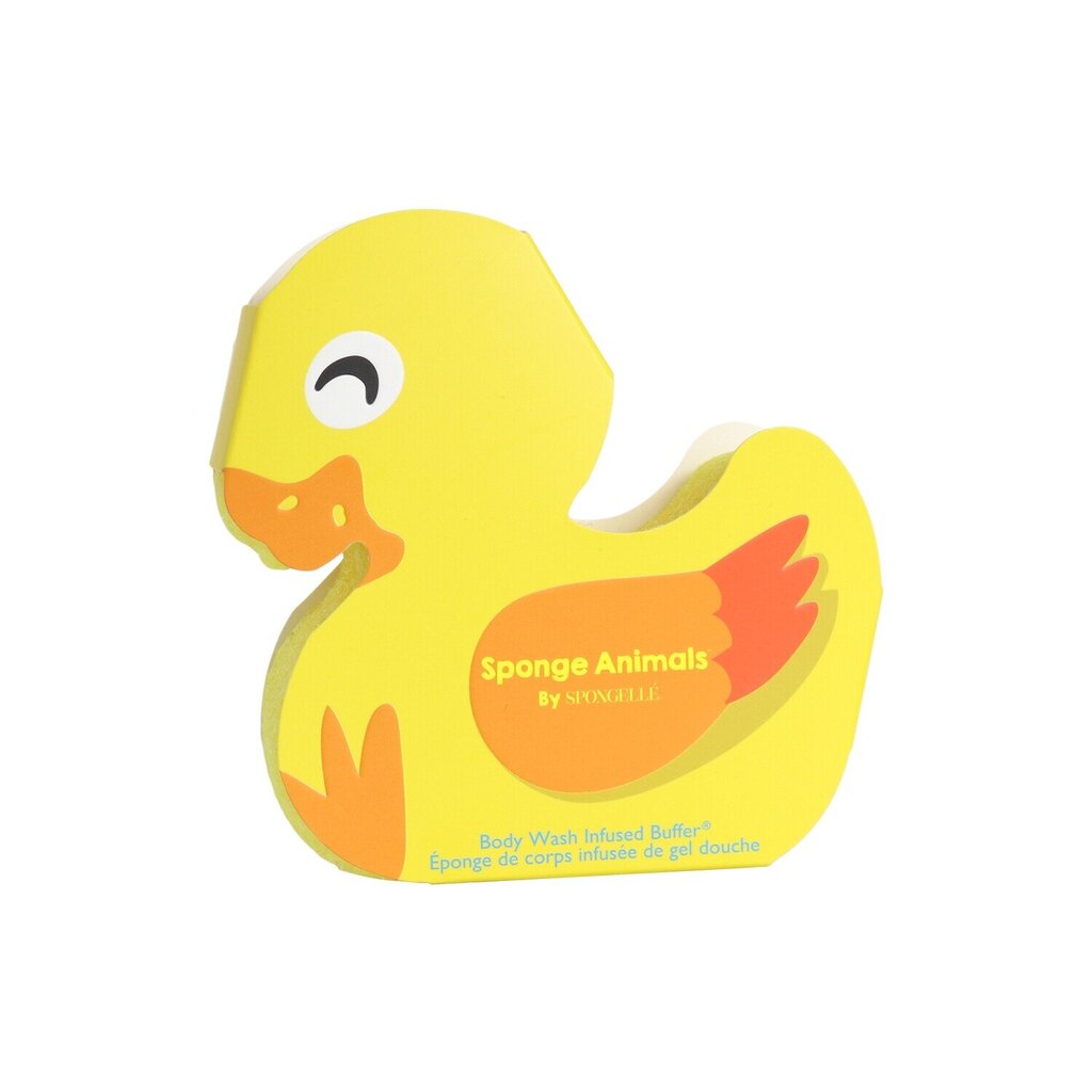 Kūdikių dušo kempinė Fruitilicious Duck, 70g kaina ir informacija | Dušo želė, aliejai | pigu.lt