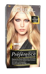 Стойкая краска для волос L'Oreal Paris Preference, 8.1 Copenhague цена и информация | Краска для волос | pigu.lt