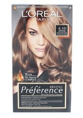 Стойкая краска для волос L'Oreal Paris Preference, A3 6.35 Havane цена и информация | Краска для волос | pigu.lt