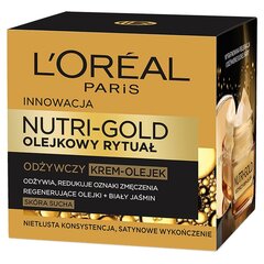 Veido kremas L'oreal Paris Nutro Gold Extraordinary 50 ml kaina ir informacija | Veido kremai | pigu.lt