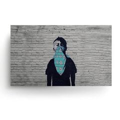Настенный плакат Banksy граффити Мальчик Декор интерьера - 60 х 43 см цена и информация | Репродукции, картины | pigu.lt