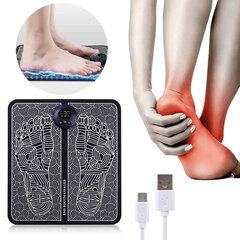EMS электрический умный импульсный коврик для ног, массажер цена и информация | Аксессуары для массажа | pigu.lt