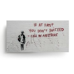 Настенный плакат Banksy граффити Цитата Декор интерьера - 60 х 43 см цена и информация | Репродукции, картины | pigu.lt