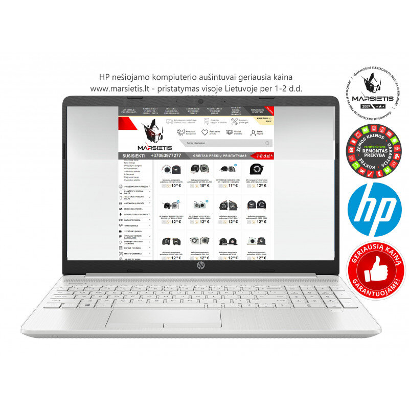 HP Pavilion x360 13-s, 13-s000, 13-s100, 13-S121CA nešiojamo kompiuterio aušintuvas / ventiliatorius kaina ir informacija | Komponentų priedai | pigu.lt