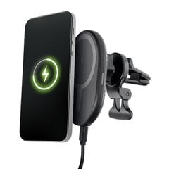 Зарядное устройство MagSafe 15W и автомобильный держатель для телефона - Черный цена и информация | Зарядные устройства для телефонов | pigu.lt