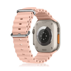 Beep Ocean Band Watch Band Pink kaina ir informacija | Išmaniųjų laikrodžių ir apyrankių priedai | pigu.lt