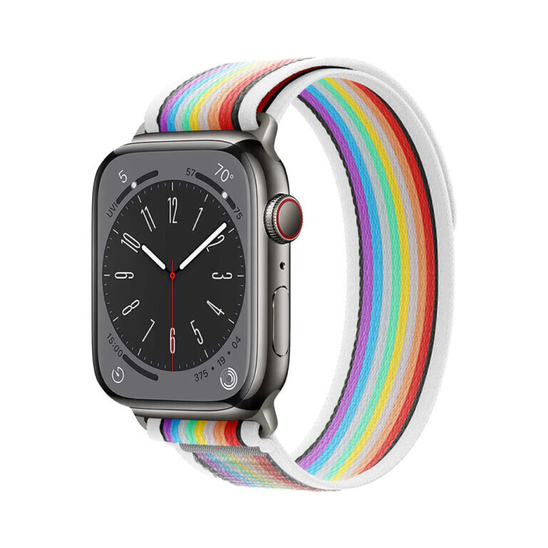 Beep Trail Loop Watch Band Rainbow kaina ir informacija | Išmaniųjų laikrodžių ir apyrankių priedai | pigu.lt